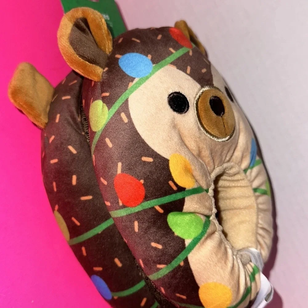 Originally Squishmallows Christmas Slippers Reindeer Lights Size 11/12 YOUTH A16